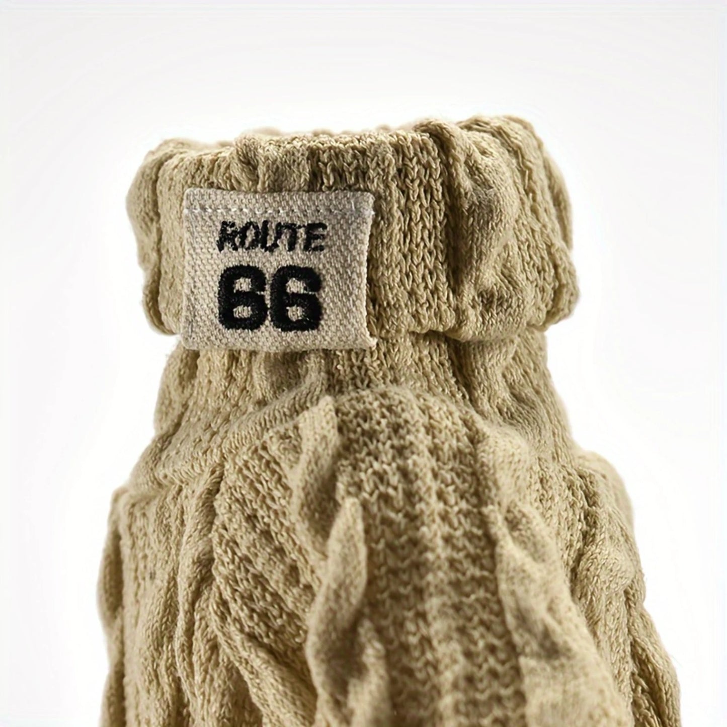 Pull Col Roulé Tricoté Brodé Animaux Hiver Chaud Confortable Chic