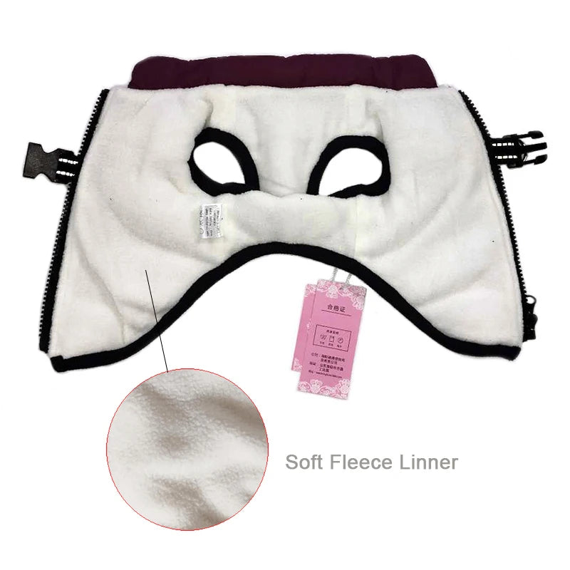 Manteau Chien Hiver Chaud Imperméable avec Harnais Grand Chien Labrador Bulldog