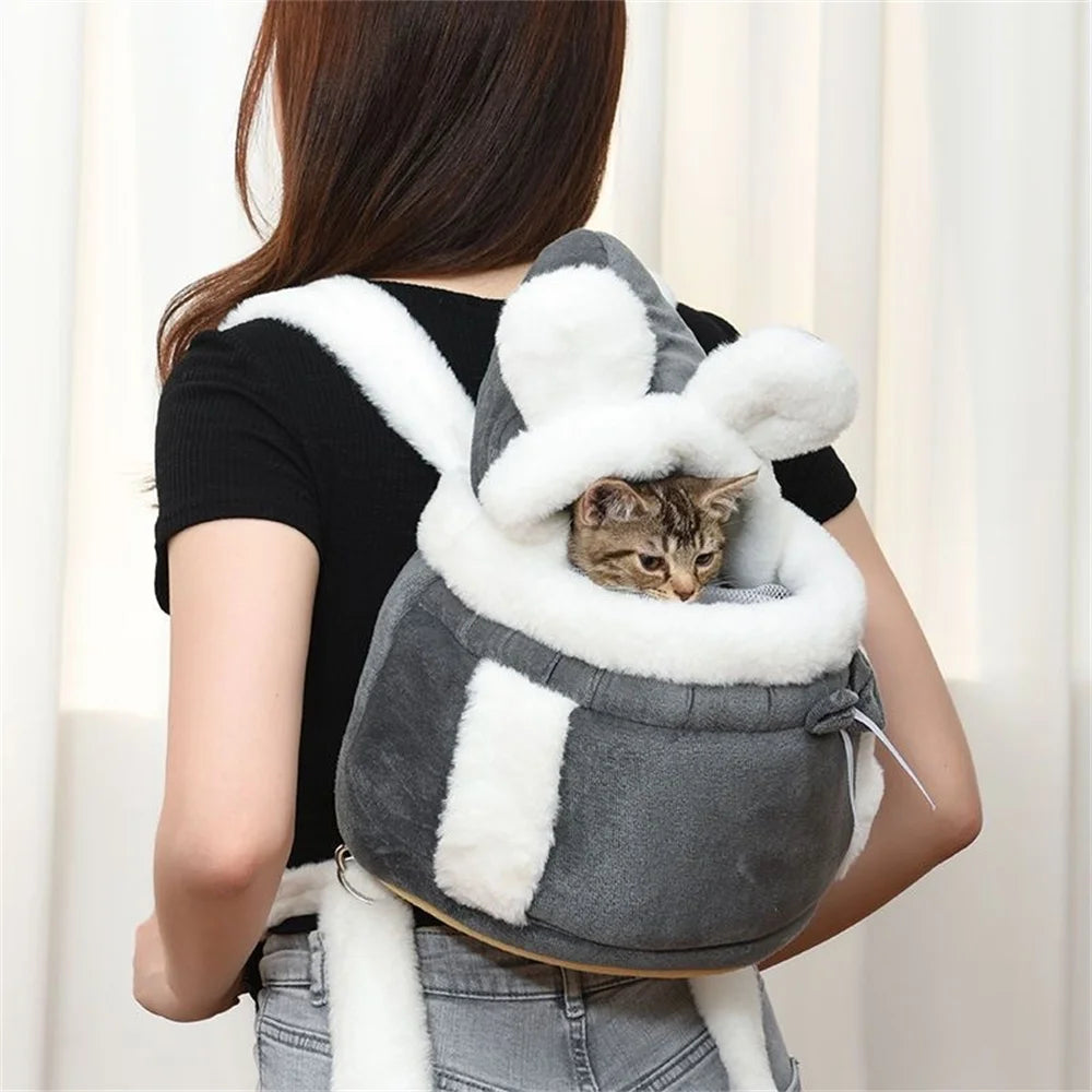 Sac de Transport Hiver Chaud pour Petits Chiens Chats Voyage